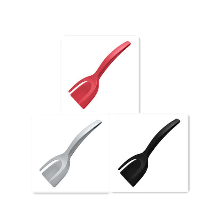 2 in 1 grip and flip tongs